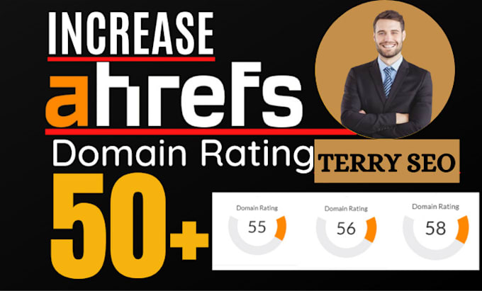 Gig Preview - Increase domain rating ahrefs DR by using white hat high authority SEO backlinks