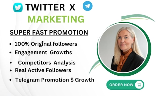 Gig Preview - Superfast crypto twitter x marketing, crypto telegram promotion for growth