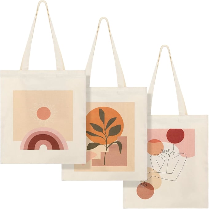 Bestseller - do handpainting tote bags and handmade bookmarks , stickers