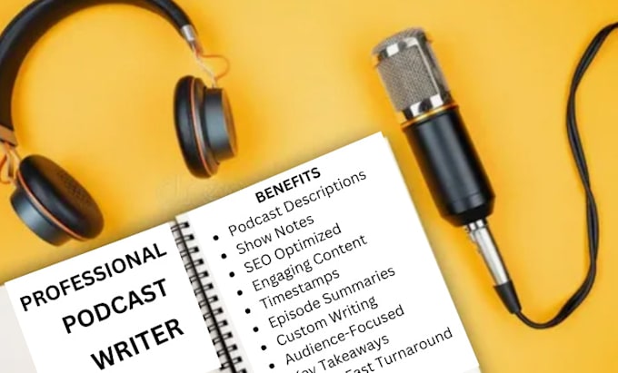 Gig Preview - Write your engaging and SEO optimized podcast show notes