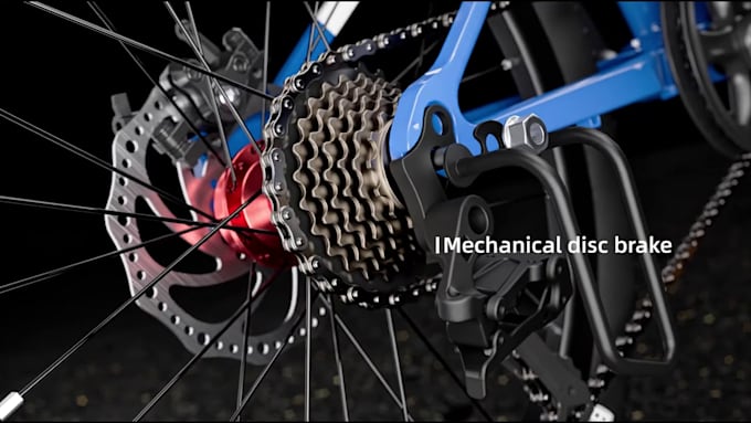 Gig Preview - Model 3d bike 3d bicycle animation 3d product car animation exploded view