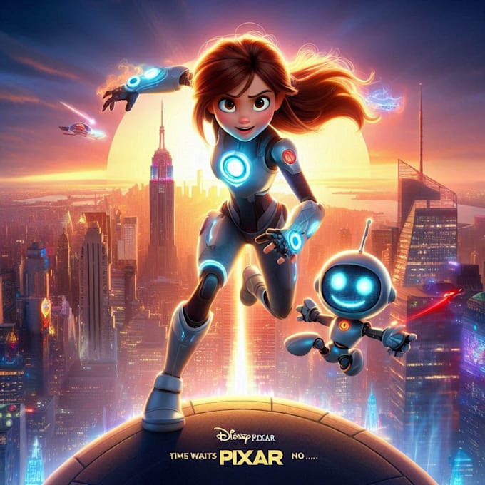 Bestseller - create a pixar art style illustration with ai