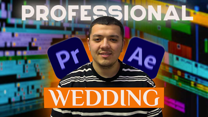 Gig Preview - Create cinematic wedding videos with professional editing