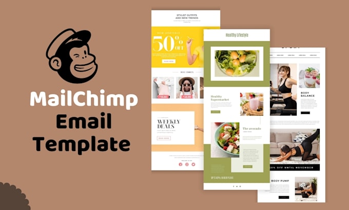 Gig Preview - Do mailchimp email marketing or email template design