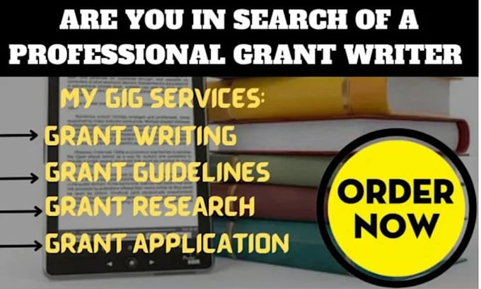 Gig Preview - Do grant writing, proposal, research, applications, rfps and 501c3 assistance