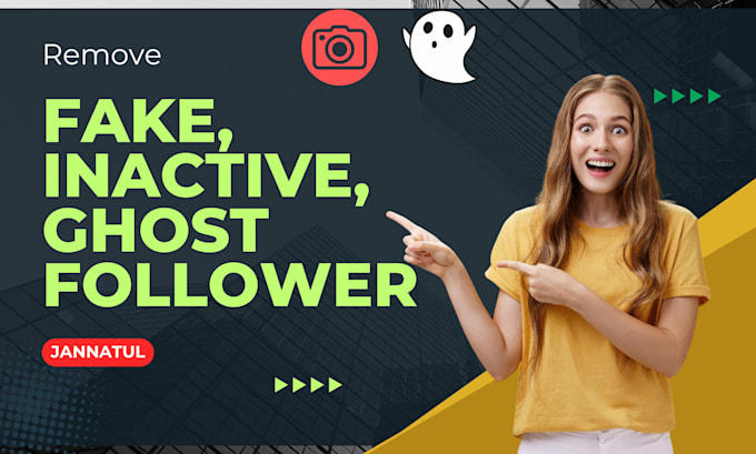 Gig Preview - Be clean up instagram remove ghost, fake, bot followers and shadowban issues