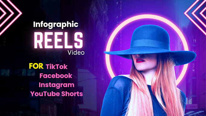 Gig Preview - Create infographic videos and reels for tiktok, facebook, instagram and youtube