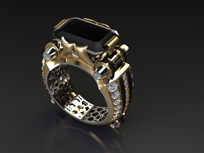 Gig Preview - Do professional jewelry cad design,perfect models for manufacturing