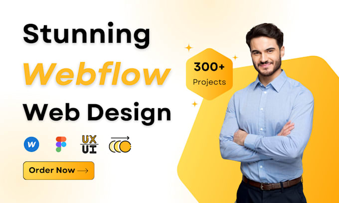 Gig Preview - Design webflow website, figma to webflow design or developer