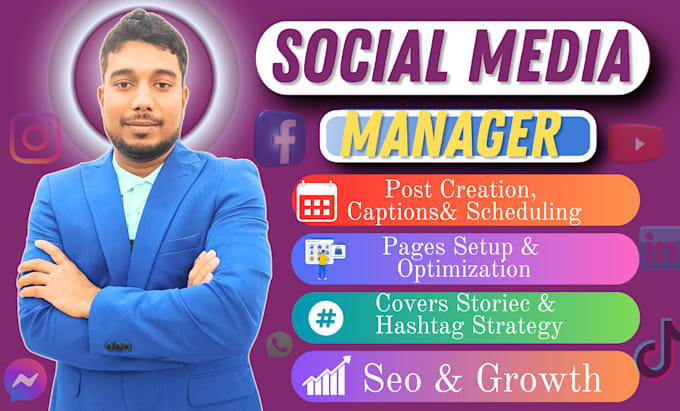 Bestseller - social media marketing manager content creator for business growth