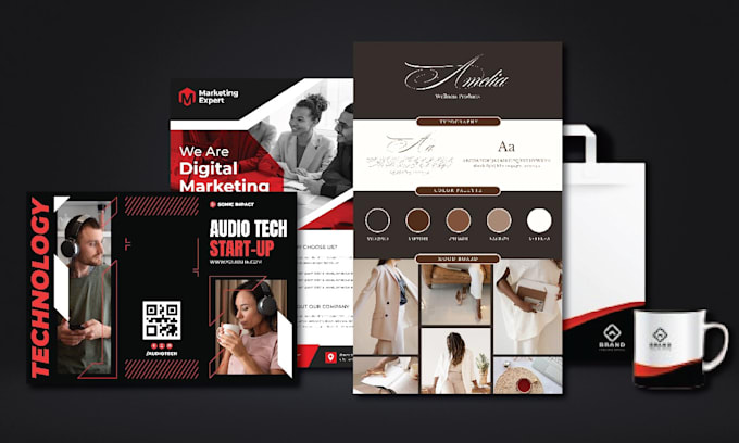 Gig Preview - Design attractive  media kit, epk, one sheet, press kit, brand kit