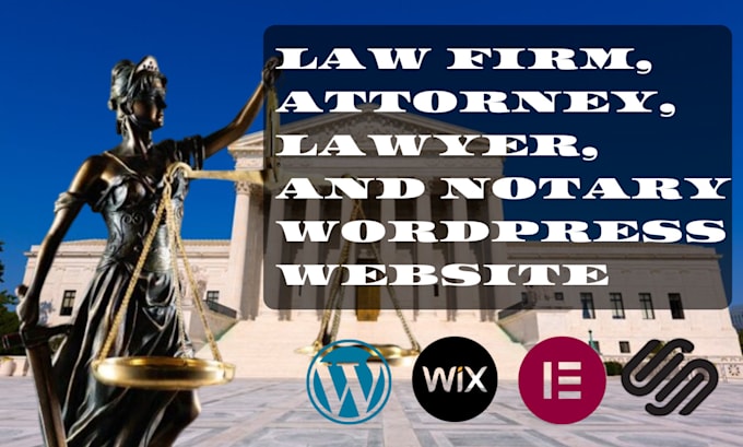 Bestseller - create notary wordpress website law firm website lawyer website attorney website