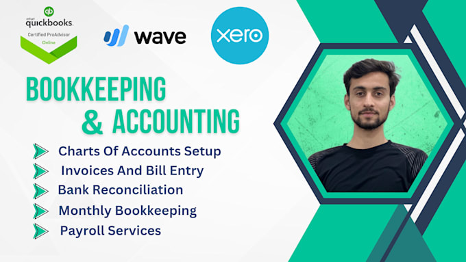 Bestseller - do setup clean up bookkeeping and accounting in quickbooks, xero, and wave