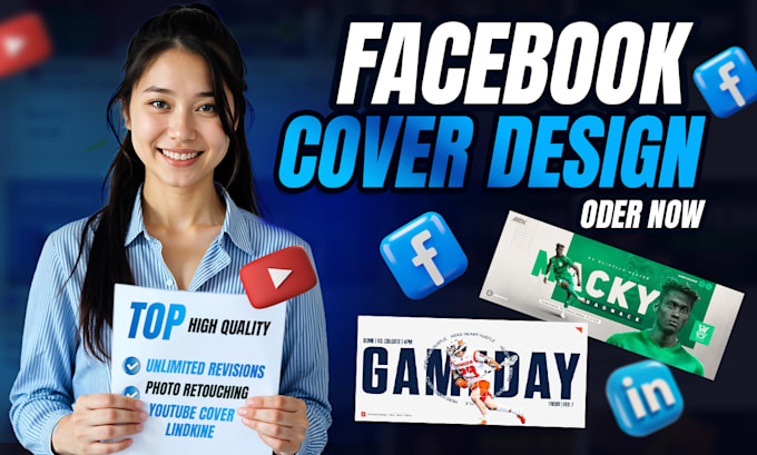 Gig Preview - Provide professional youtube cover designs and facebook covers fast