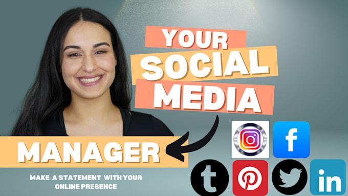 Gig Preview - Be your social media marketing manager and personal assistant