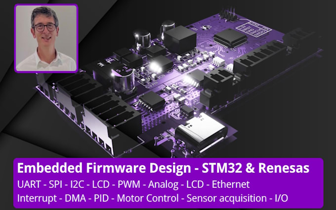 Bestseller - develop the firmware for your project on stm32 and renesas