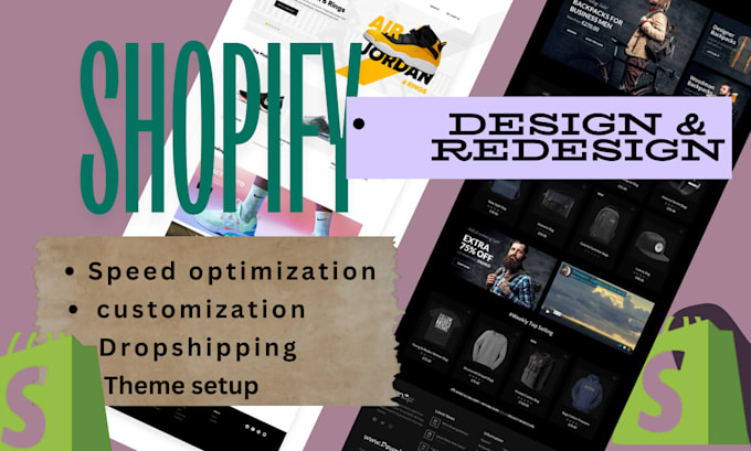 Gig Preview - Design and redesign, shopify website, woocommerce store, online shop, webshop