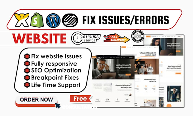 Gig Preview - Build wix website design redesign wix website fix wix website errors or issues