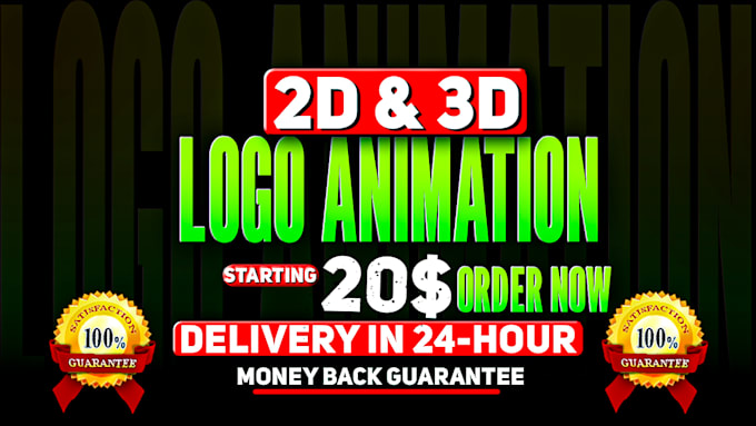 Gig Preview - Make animated logo intro video 3d youtube intro reveal