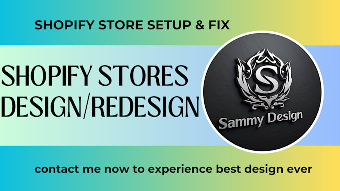 Gig Preview - Create shopify dropshipping store, build shopify website design, redesign