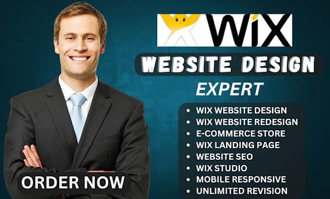 Gig Preview - Build wix website, wix website design and redesign, wix website redesign, wix