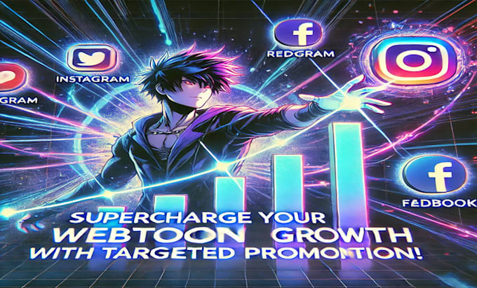 Gig Preview - Supercharge your webtoon growth with targeted promotion