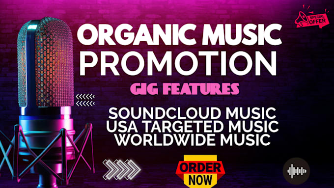 Bestseller - do organic soundcloud music promotion, wordwide USA music, for your track