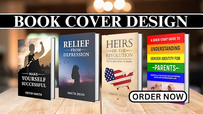 Gig Preview - Design book cover kindle ebook cover design amazon kdp book cover illustration