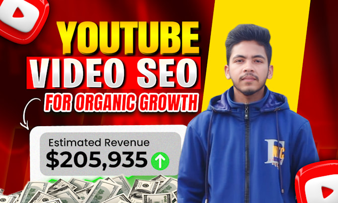 Gig Preview - Do youtube video SEO for organic growth and top ranking