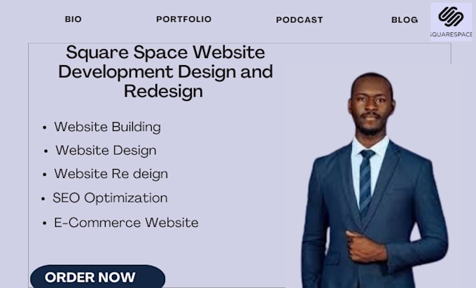 Bestseller - build a professional squarespace website, website design and website redesign