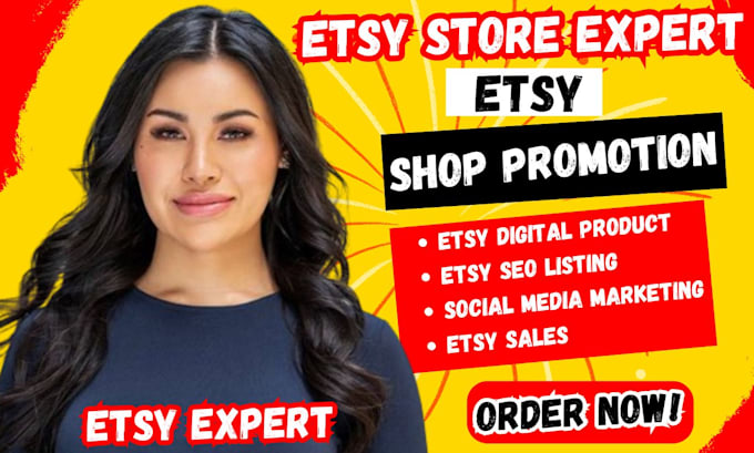 Gig Preview - Do etsy shop promotion campaigns to boost etsy traffic and etsy sales