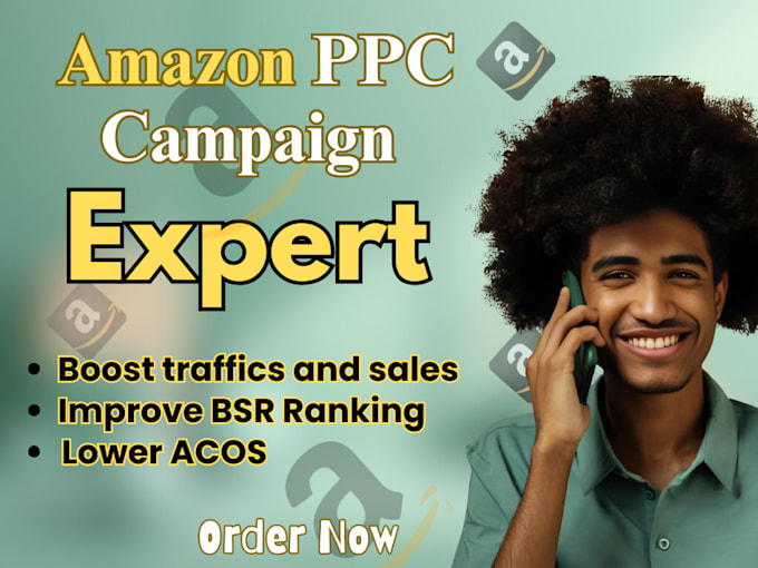 Gig Preview - Monthly amazon ppc ads manager and campaign expert