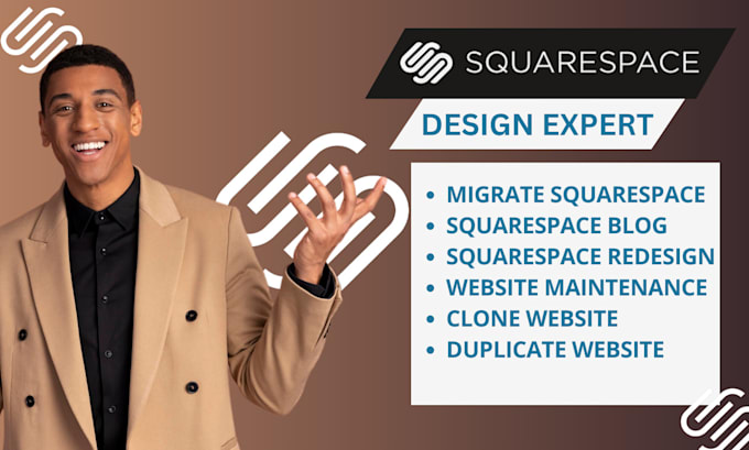 Gig Preview - Build beautiful squarespace blog migrate squarespace website maintenance