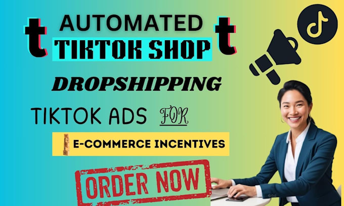 Gig Preview - Revolutionize your ecommerce journey with an automated tiktok shop