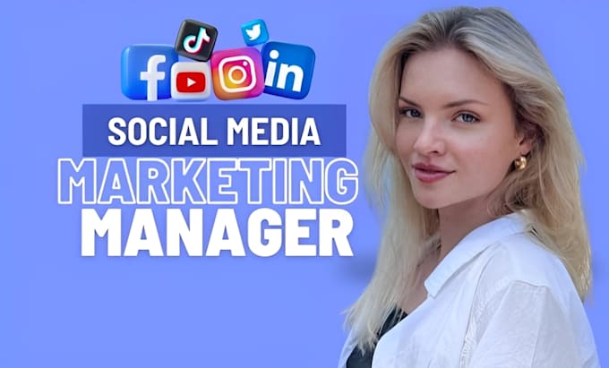 Gig Preview - Be your social media marketing manager instagram content creation