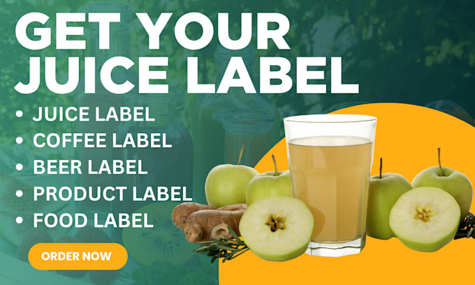 Bestseller - design an attractive juice label, beer label, coffee label, logo label