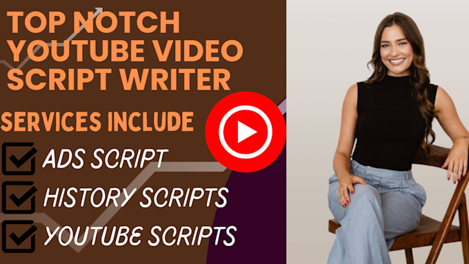 Gig Preview - Be your first choice youtube video scriptwriter and write breathtaking scripts