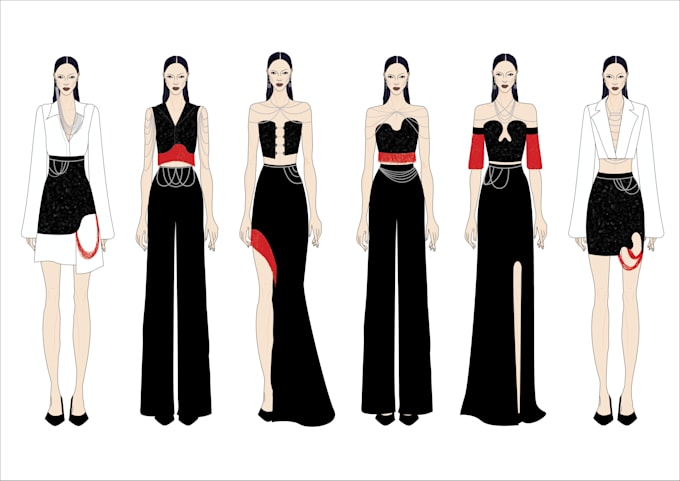 Gig Preview - Do fashion creative illustrations