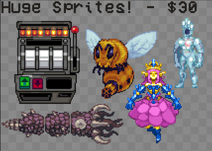 Bestseller - make any pixel sprites you like