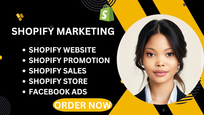 Gig Preview - Boost shopify sales, store, shopify promotion, shopify website and facebook ads