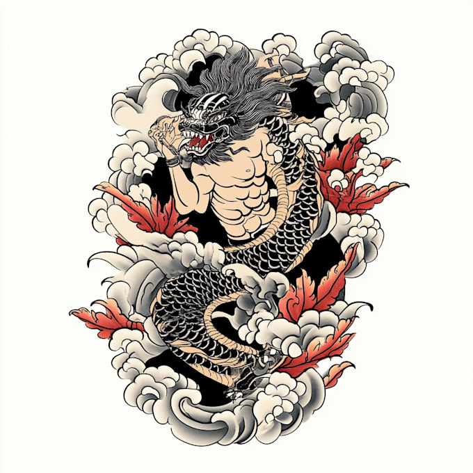 Gig Preview - Create a rad traditional tattoo design within 24 hours