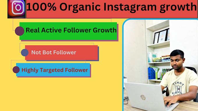 Gig Preview - Do grow your instagram account organically