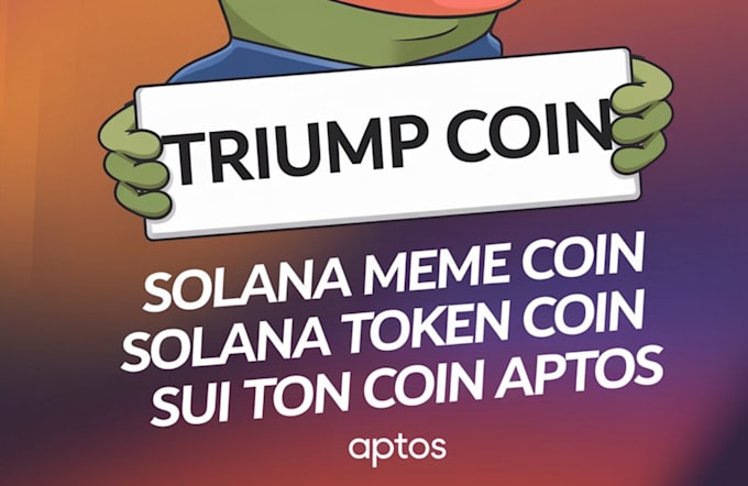 Gig Preview - Memecoin triump coin pepe coin solana meme coin  solana token sui ton coin aptos