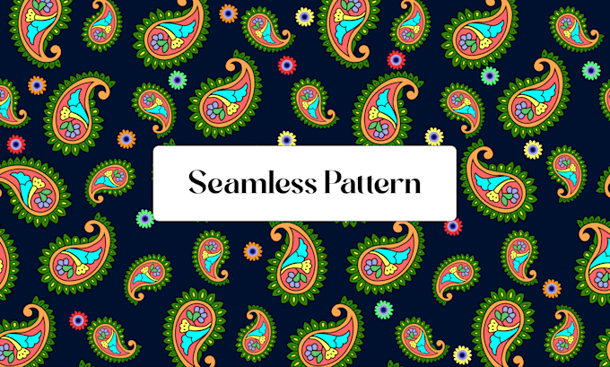 Gig Preview - Design all vector seamless pattern for your brand