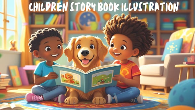 Bestseller - create awesome children story book illustrations