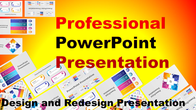 Gig Preview - Redesign a powerpoint pptx presentation and pitch deck design