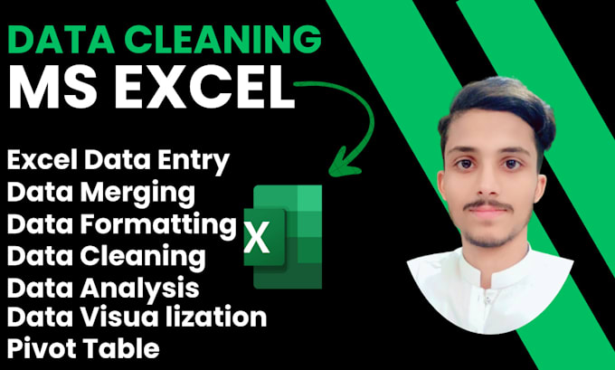 Gig Preview - Data clean and analysis microsoft excel