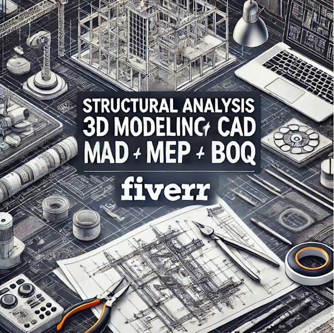 Bestseller - do structural analysis, 3d modeling, and cad drawings for your project