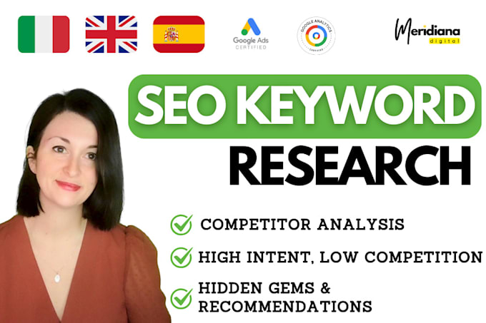 Gig Preview - Advanced SEO keyword research for your website