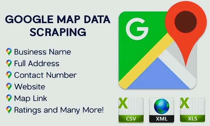 Bestseller - scrape google map data, data extraction, b2b lead generation, lead scraping